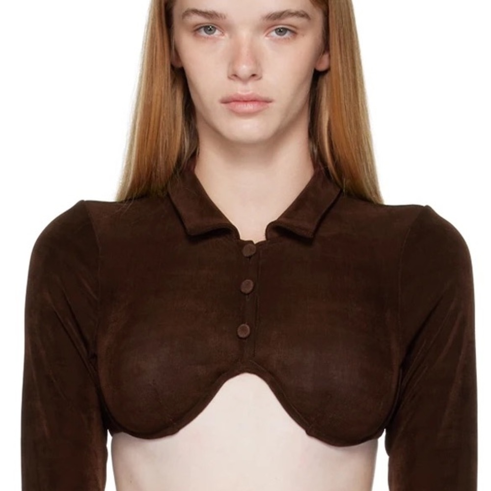 Mirror Palais Brown Underwire Polo🤎